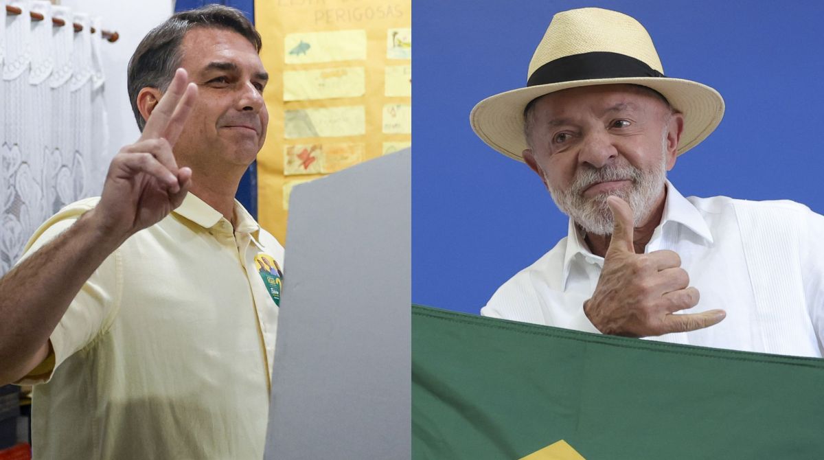 Movimentações de Flávio e Lula no segundo turno