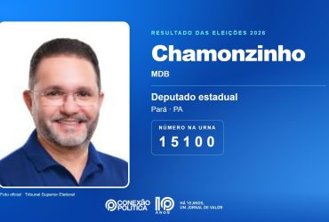 Chamonzinho deputado estadual no Pará com 115 mil votos