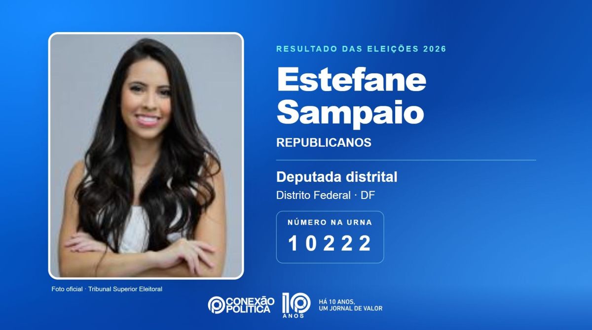Estefane Sampaio deputada distrital no DF: 45.558 votos